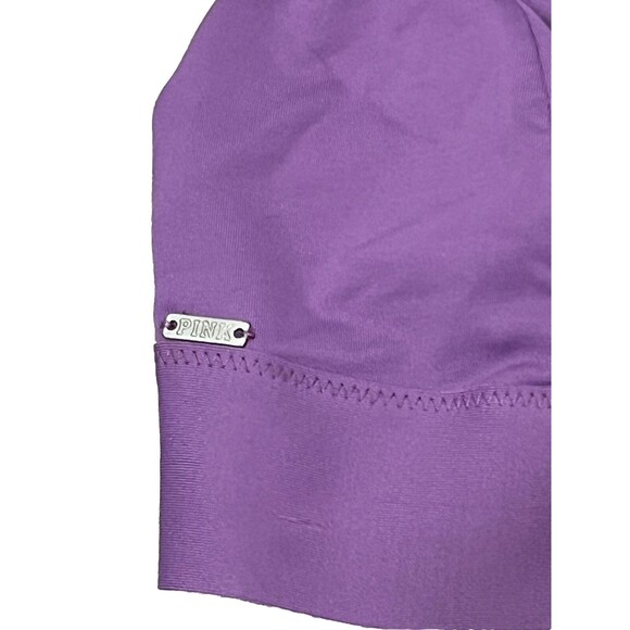 Victoria Secret Pink Bra Purple Triangle Bralette Multiway Racerback Wireless XS - Picture 3 of 4